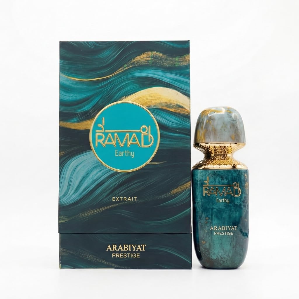 ARABIYAT PRESTIGE Ramad Earthy Extrait De Parfum (100ml) – Luxury Long Lasting Extrait De Parfum | UNISEX | Exotic Notes of Honey, Mango, Cappuccino, and Smoky Patchouli
