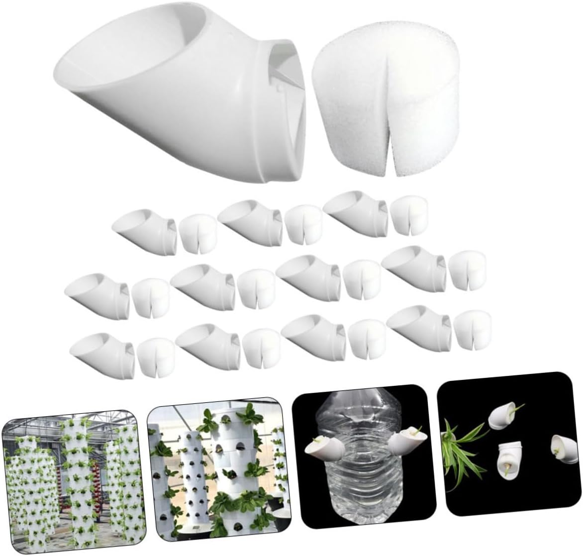 BESPORTBLE 3sets Hydroponic Planting Cups Hydroponic Growing for Soilless Vegetable Cultivation