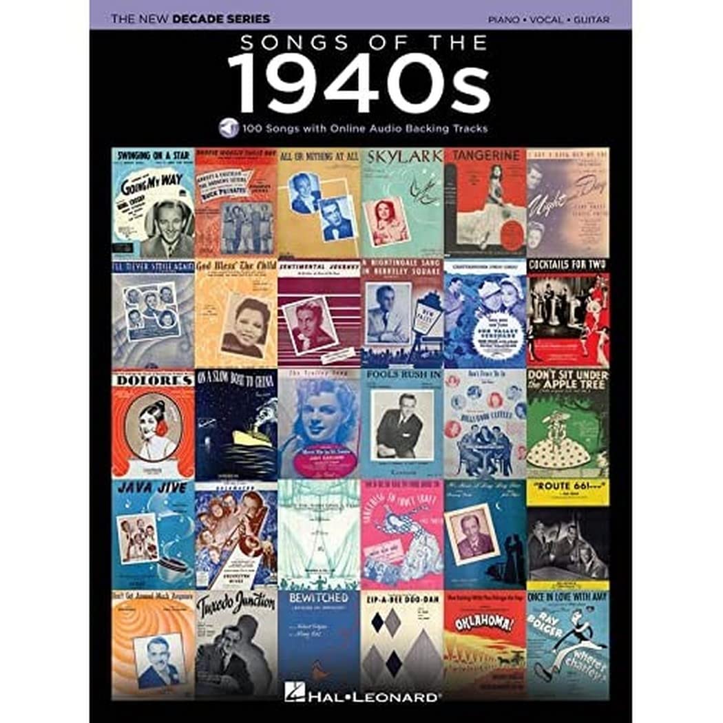 Songs of the 1940s: The New Decade Series with Online Play-Along Backing Tracks