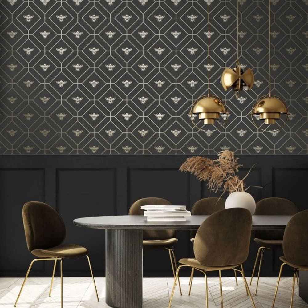 Honeycomb Bee Wallpaper Pink Holden 13083