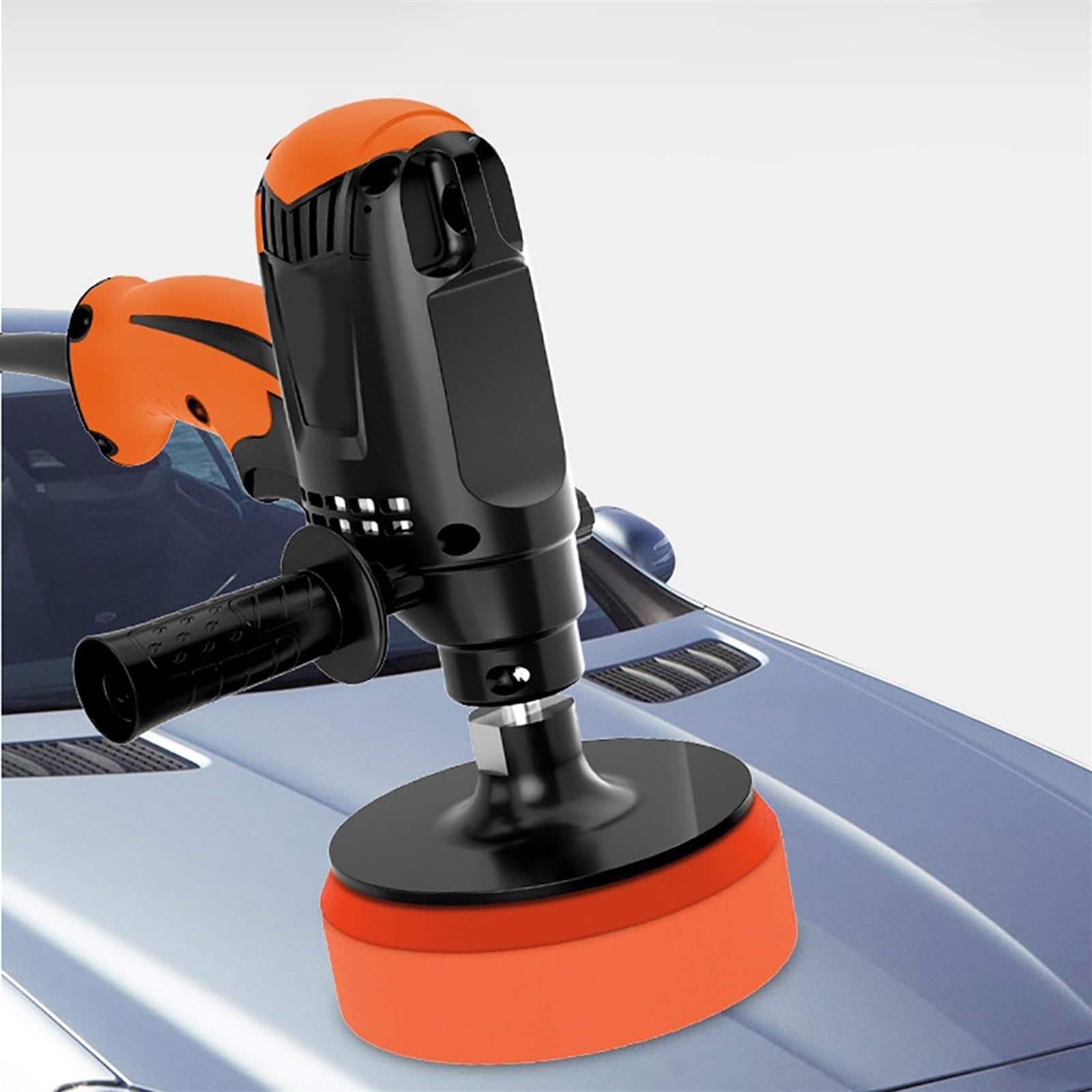 Máquina pulidora de coche de 980W, pulidora de cera eléctrica ajustable de 6 velocidades for suelo de azulejos del hogar, máquina de encerado for reparación de automóviles Ligera Y FáCil De Usar