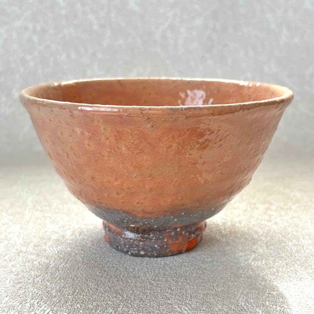 【萩焼】椿秀窯 竹下敬三造 抹茶茶碗 萩焼 竹下敬三作 椿秀窯