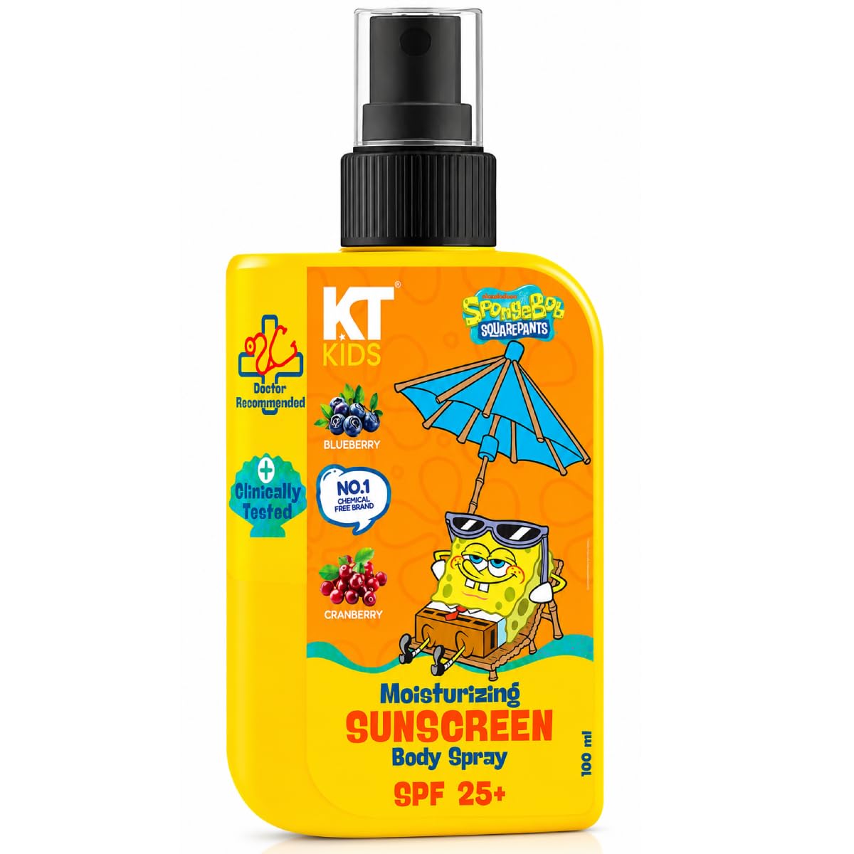 KT Kids Sunscreen Lotion with Blueberry and Cranberry Extracts, Skin Care Lotion for Outdoor Exposure, Topical Application Product for Kids Ages 3–12 (100ml, Pack of 1)-image-43