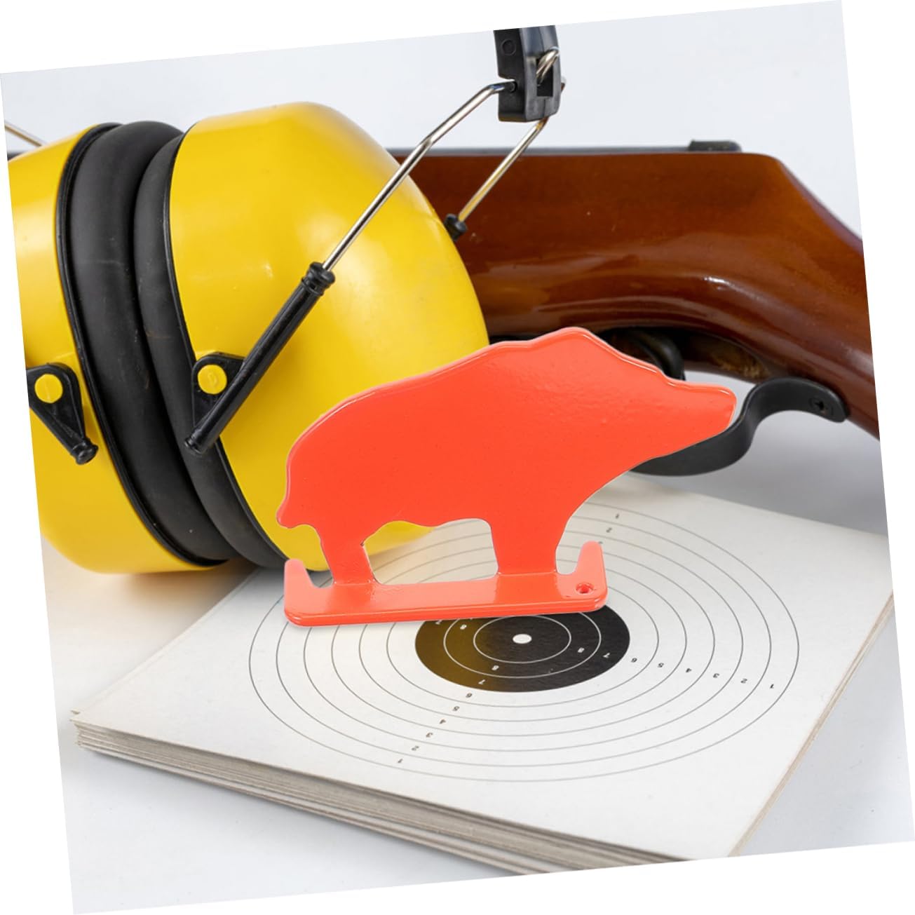 8pcs Animal Shooting Targets Duck Rat Pig Human Metal Duck Rat Pig Human Shaped Targets for Gun Archery Practice