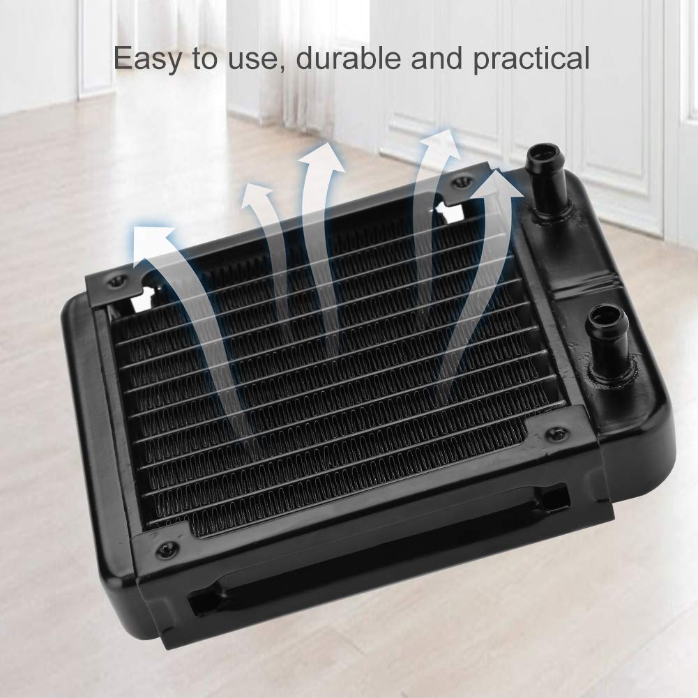 Topiky Radiador de la de Calor de la CPU, disor de Calor del Enfriador del radiador de la refrigeración por Agua de la computadora de 120 mm con 10 Tubos
