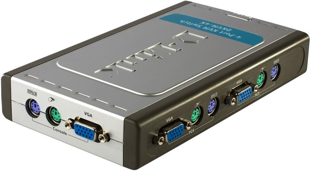 D-Link DKVM-4K 4-Port KVM Switch