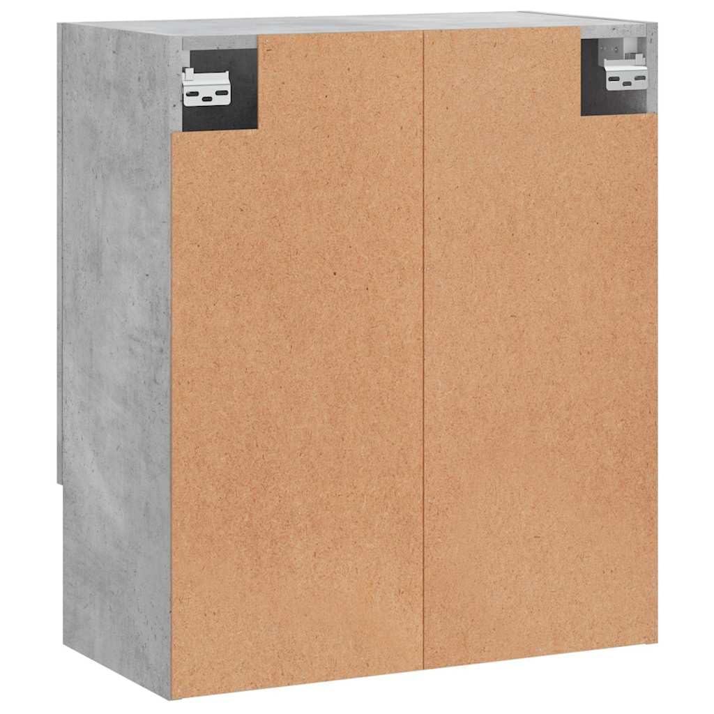 vidaXL Armoire Murale Gris béton 60x31x70 cm Bois d'ingénierie