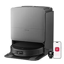 roborock Saros 20 Robot Aspirapolvere 36.000Pa, Supera Ostacoli da 8,8cm, Anti-Groviglio, Evita Oltre 300 Oggetti, Lavaggio Mocio con Acqua a 100°C, Nuovissima RockDock, Videochiamata, Hello Rocky