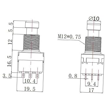 Amazon | VINTORKY ギターエフェクトペダル フットスイッチ