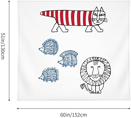 Amazon Co Jp タペストリー インテリア ポスター 壁掛け 背景布 リサラーソン イラスト イラスト リサラーソン 1 耐久性が強く カーテン タペストリー 布ポスター 人気 窓部屋和室ショップ雑貨パーソナライズされたギフト新しい家のお祝い152 130cm 並行