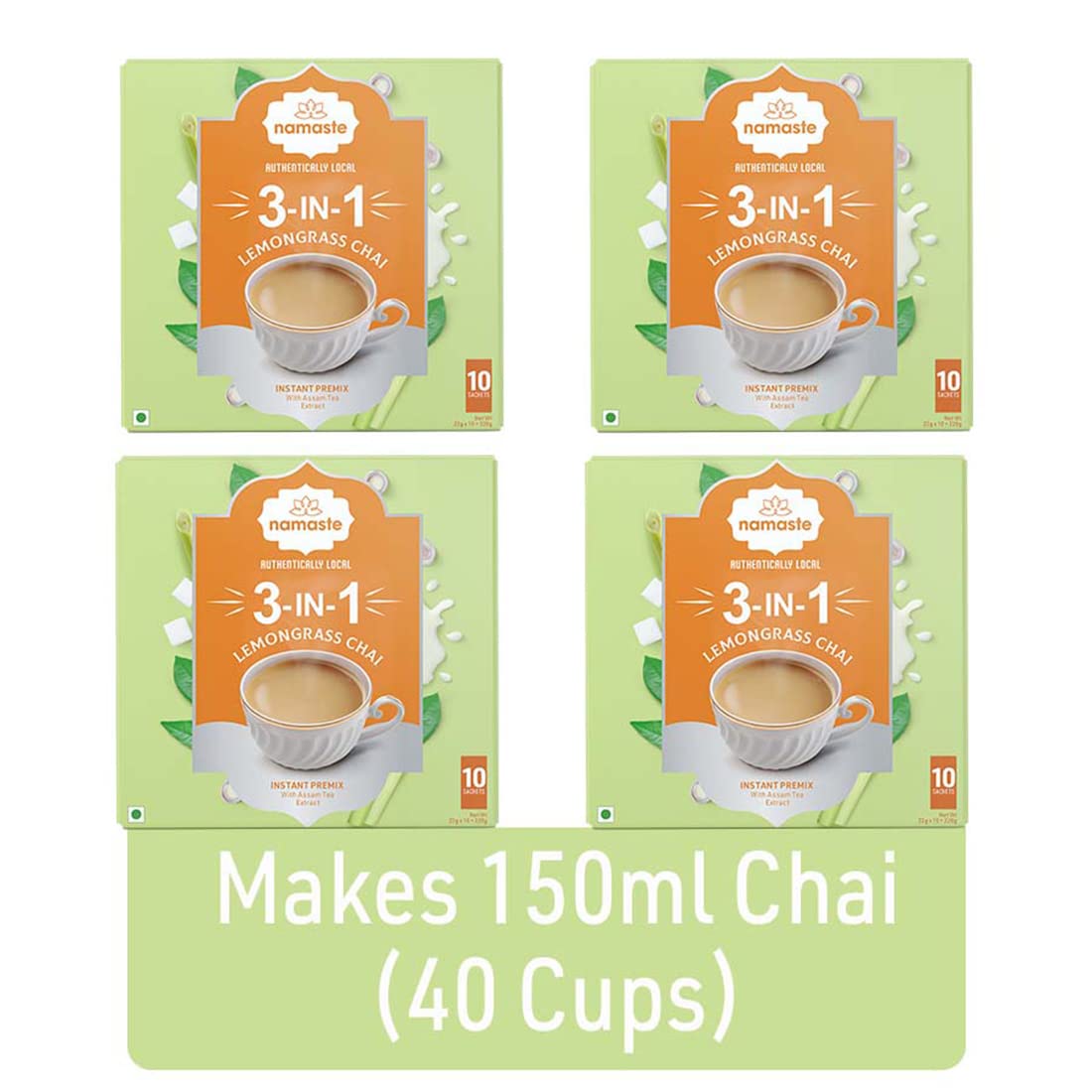 See full amazon price history chart for Namaste Chai Instant Tea Premix Lemongrass Flavour | Assam | Milk and Sugar | Ready Mix Powder | 22g x 40 Sachets | Pack of 4 Namaste Chai Instant Tea Premix Lemongrass Flavour | Assam | Milk and Sugar | Ready Mix Powder | 22g x 40 Sachets | Pack of 4 (B09XHP9ZH8) Amazon Price History, Amazon Price Tracker