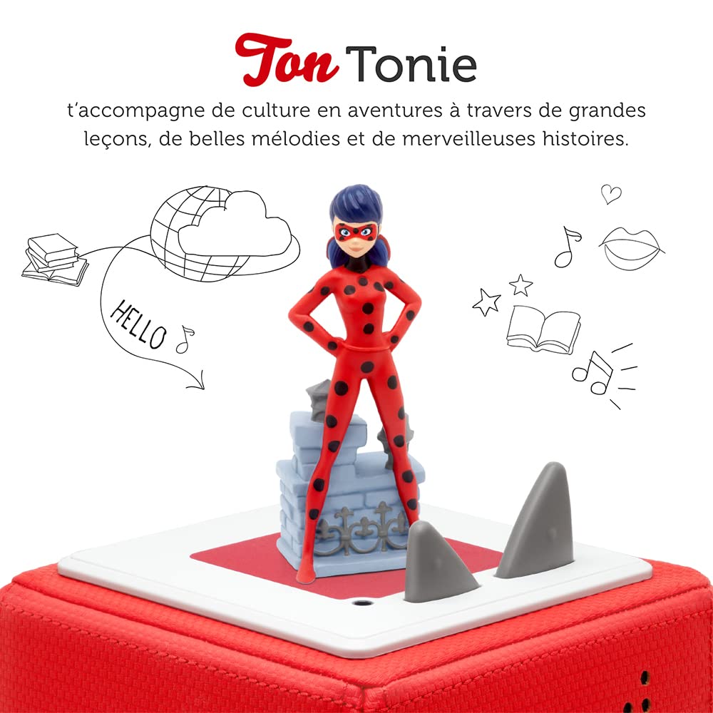 tonies Figurine Miraculous, Personnage avec Histoire Audio pour conteuse Toniebox, audioconte 3 Ans et Plus - Boite à Histoires Vendue séparément