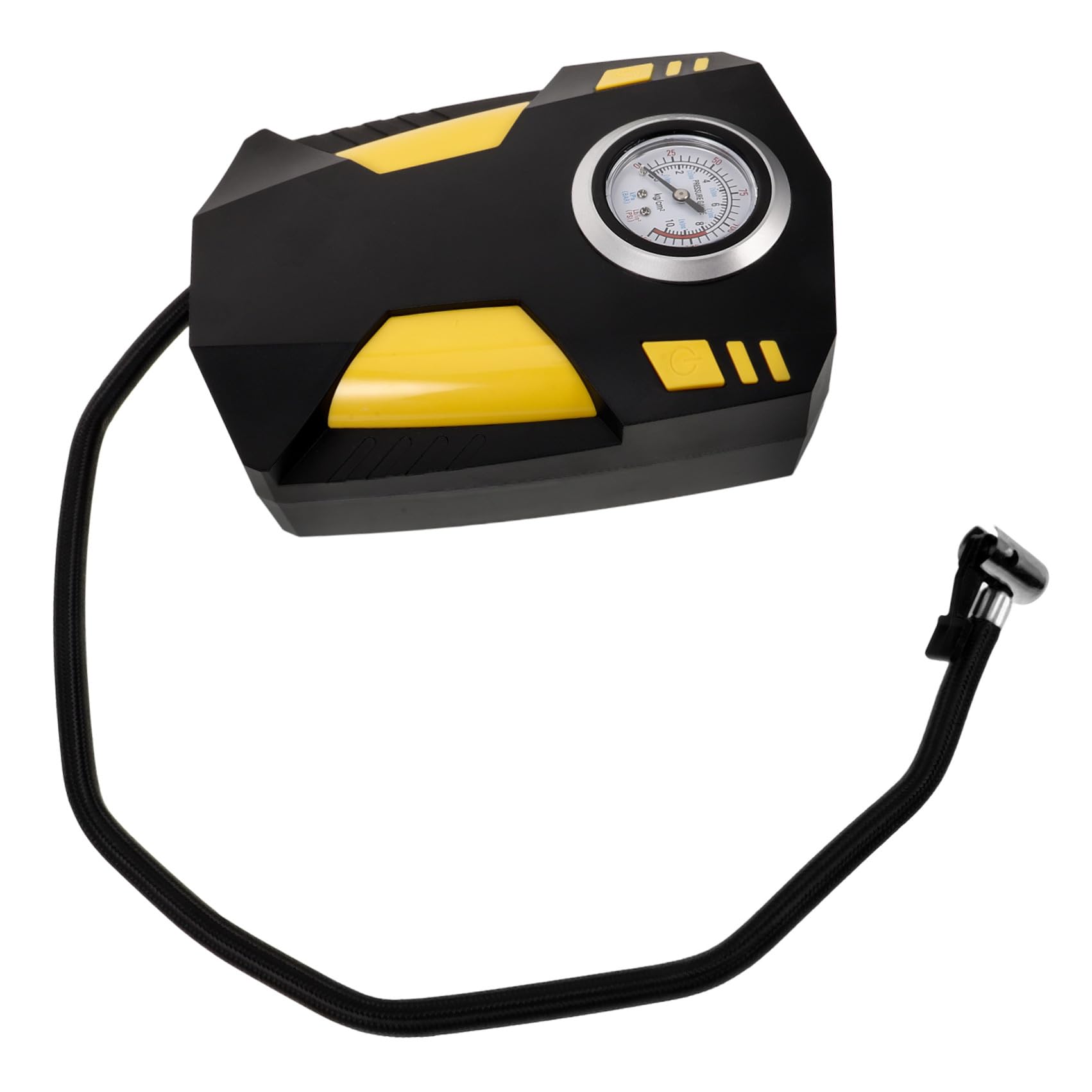 Compressore d'Aria Portatile Pompa per Pneumatici in ABS Display Digitale Gonfiaggio Regolabile per Auto e Moto per Veicoli di Varie Dimensioni
