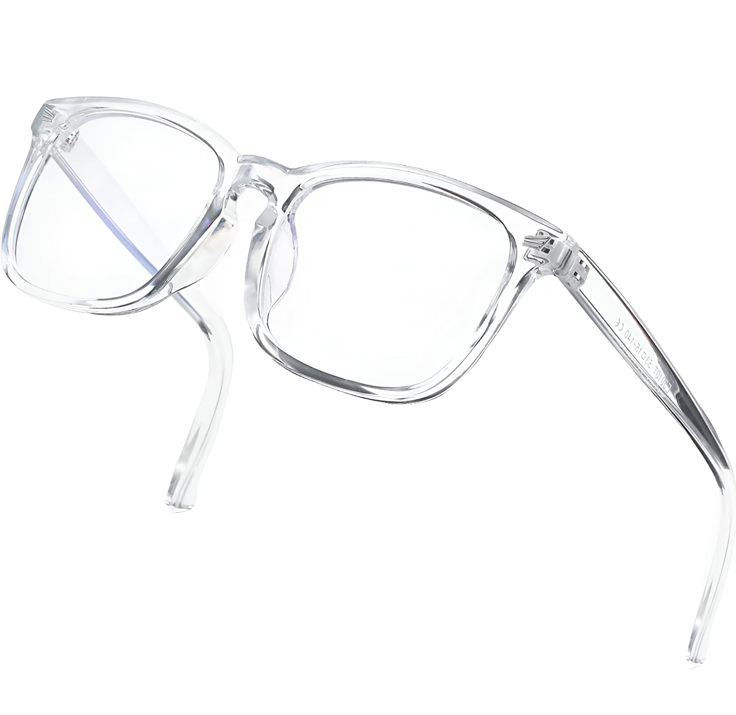IFLASH Blue Light Blocking Glasses Gaming Filter Transparent Square Eyeglasses for Eye Protection Men Women, Computer/Tablet/Laptop/Mobile/TV, Anti-blue & Anti eyestrain