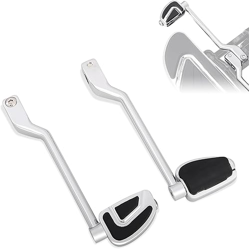 Miniatura 10 de WOWTK Pedales de cambio de talón y dedo del pie, palancas delanteras y traseras con pedales de cambio para Harley 1986-2017 FL Softail, 1988-2025