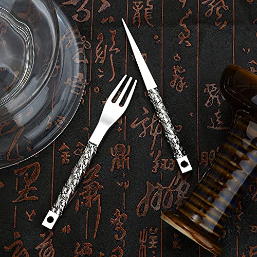 Shisha Gabel für Tabak mit Ahle hochwertig und perfektes Zubehör für Phunnel Kopf Wasserpfeife und Hookah mit edler… – Bild 6