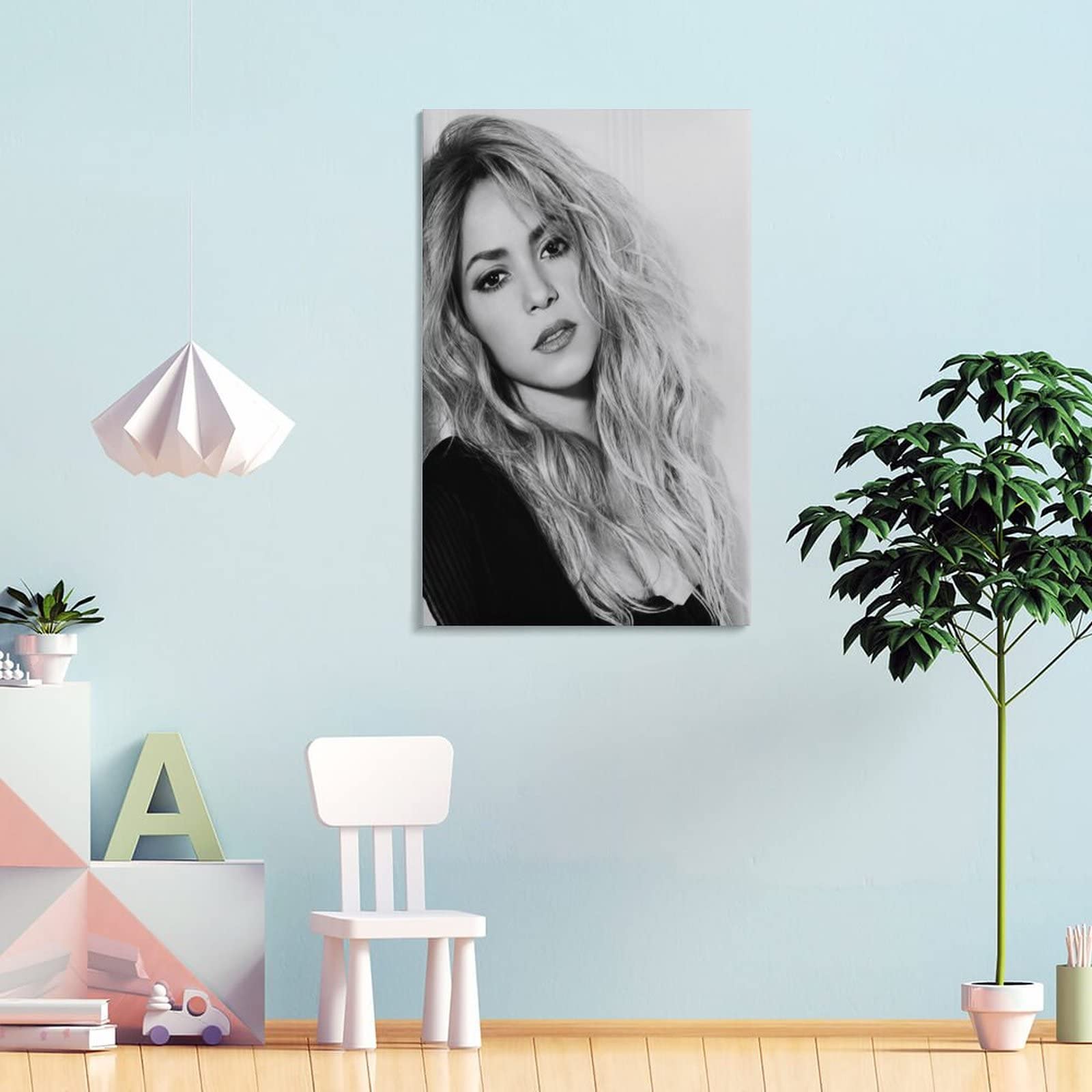 DARXGB Poster En Schilderen 30x50cm Shakira 0 Decoratieve Canvas Wall Art Woonkamer Posters Slaapkamer Geen Frame