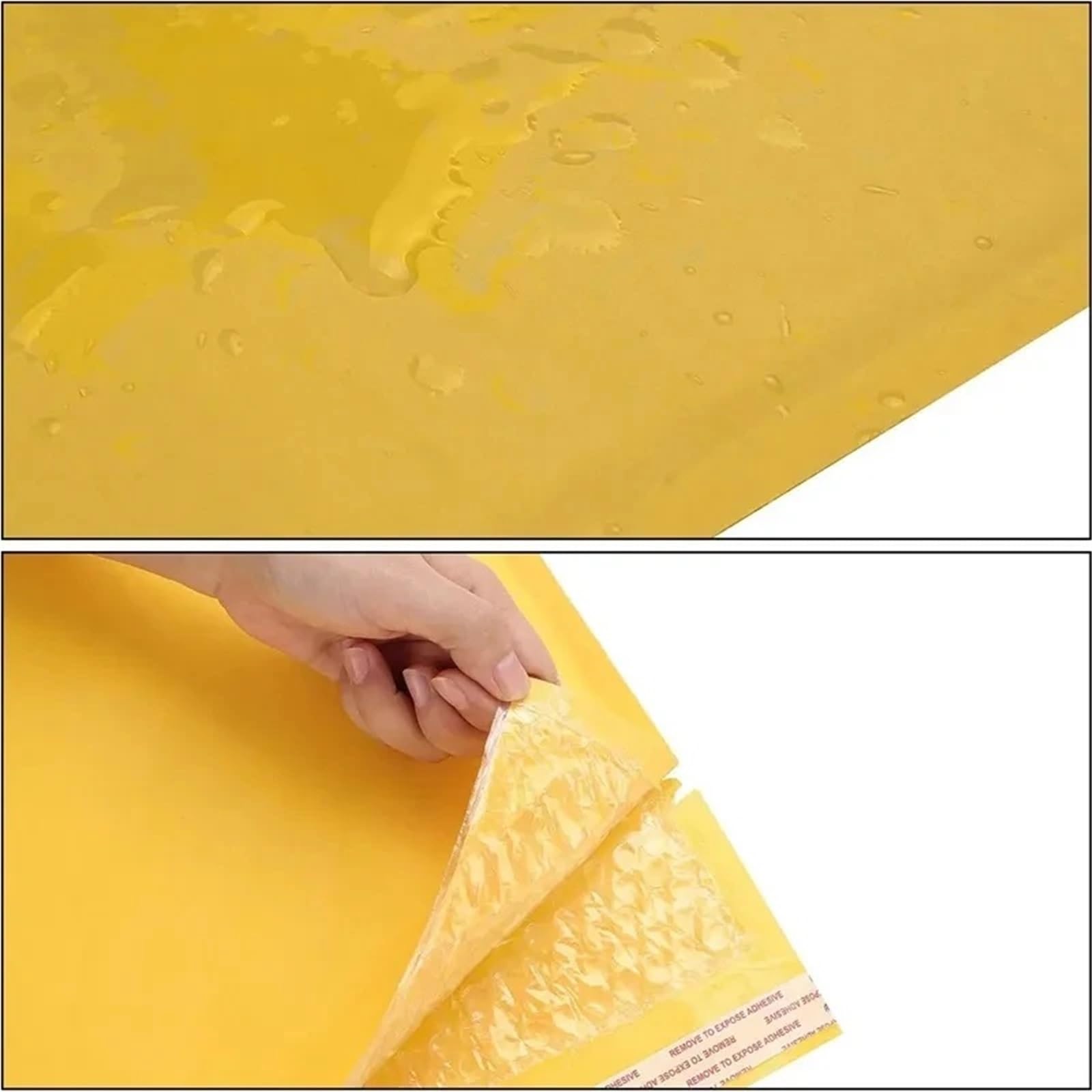 Selbstklebender Versandbeutel 100 Stück Luftpolsterumschläge aus Kraftpapier, gepolsterte Versandtaschen, selbstklebende Versandverpackung, Kurier-Aufbewahrungsbeutel(Light pink,15 * 18cm)