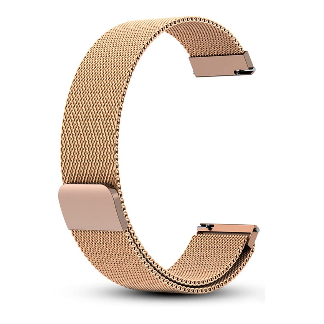 STRPY 20mm Replacement Milanese Magnetic Clasp Chain Strap Band For Amazfit GTR 42mm / BIP Youth Smart Watch, Metal Straps (ROSE GOLD) (B0BM68DT23) Amazon Price History, Amazon Price Tracker