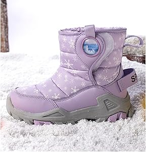 Amazon | [IJGE] スノーブーツ ショートブーツ 女の子 キッズ 子供用