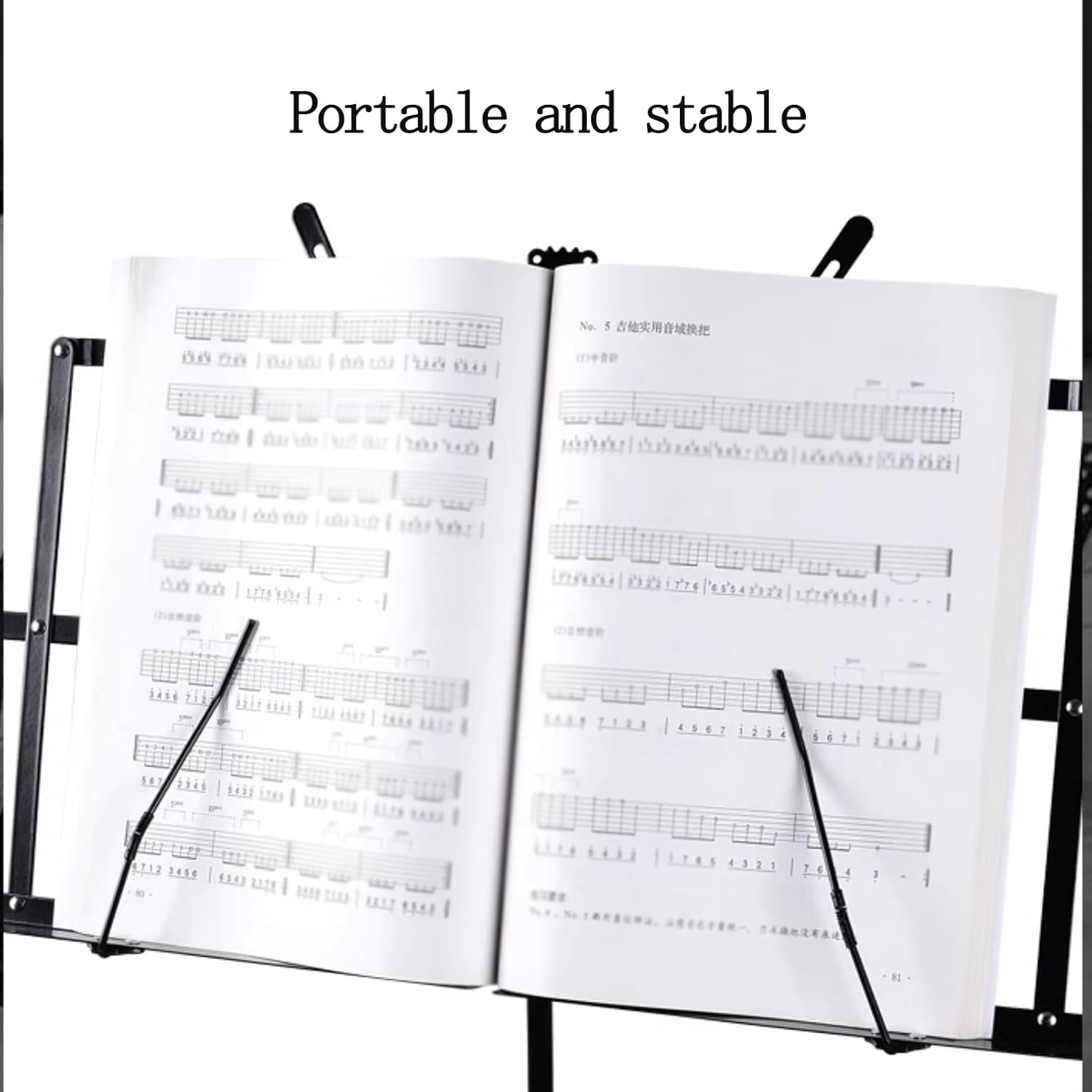 Sheet Music Stand, Lifting Music Stands, Foldable Music Stand, Portable, Suitable for Daily Entertainment, Home Practice
