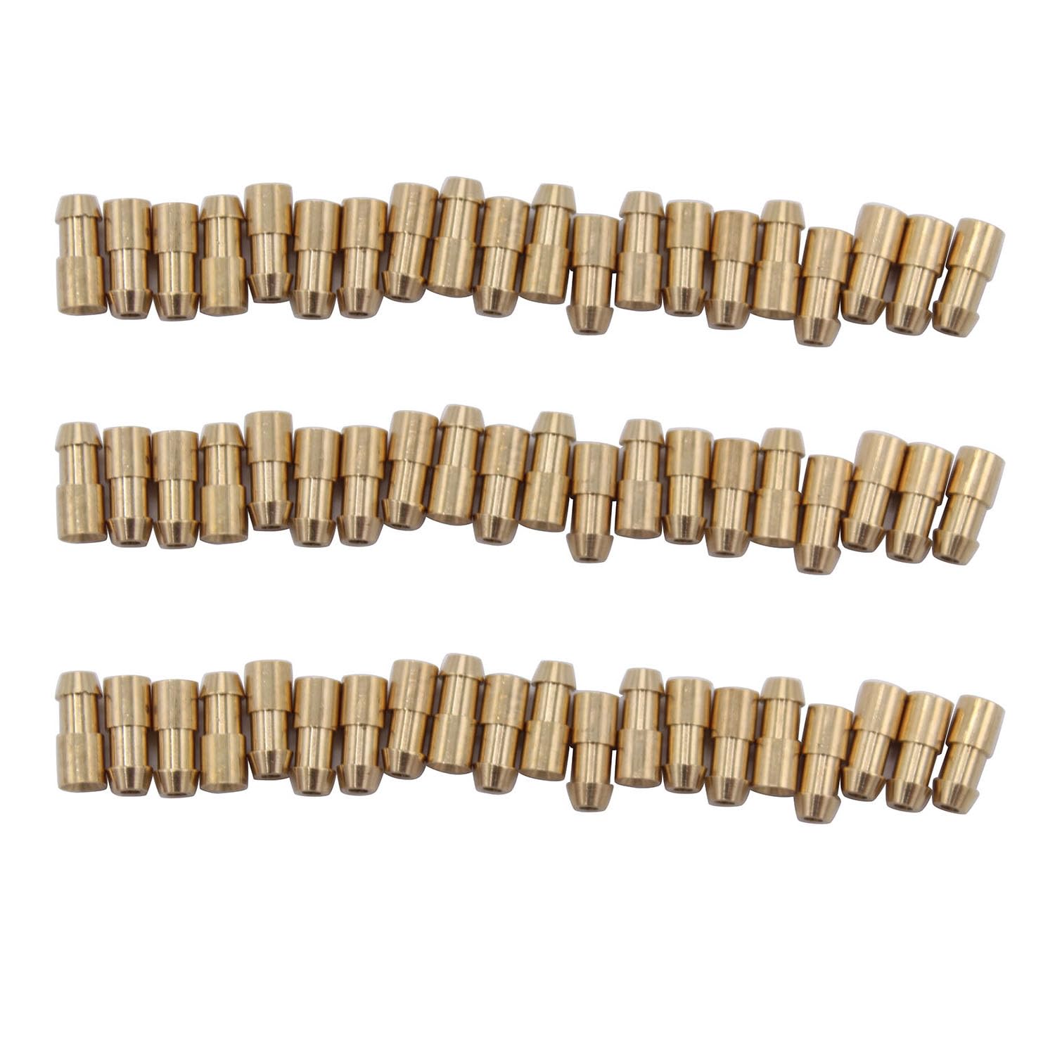 60 pcs/set SHLPDFM 4.7mm Brass Alloy Bullet Crimp Wire Connector 2.0mm² Lucas Style Fits for Classic Car Motorcycle Bike Cable Terminals