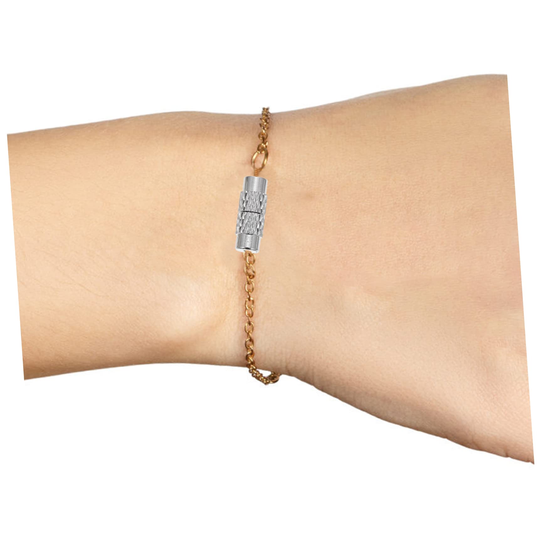 OSALADI 3 Set Chiusure Vite Per Gioielli Terminali Per Collane E Bracciali Pratico Per Fai Da Te 120 Pezzi * 3