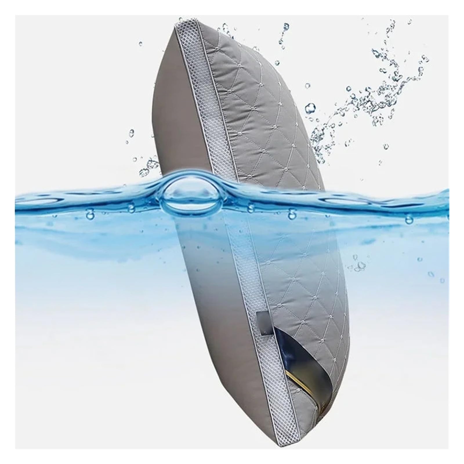 Almohada ortopédica para apoyo cervical y ayuda al sueño, alta resistencia, núcleo no colapso, almohada individual para uso doméstico/dormitorio/hotel