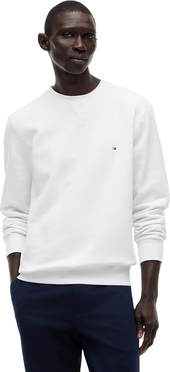 Tommy Hilfiger Sudadera Hombre Essential Fleece Crew Neck Regular Fit