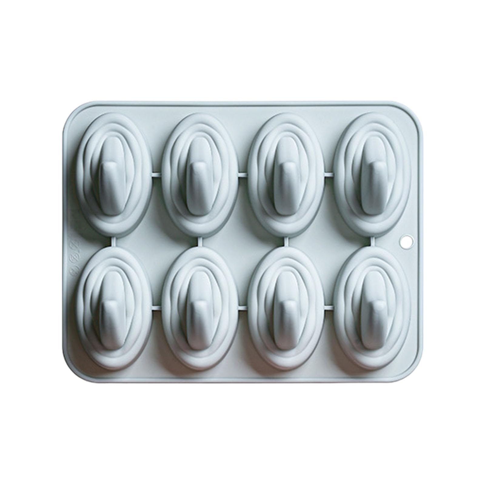 ZEPFJHE 8 Cavity Fishes Fin Molds Funny Ice Cubes Tray Ideal for Making Unique Cubes Chocolates and Jellies Dessert Silicone Fin Tray