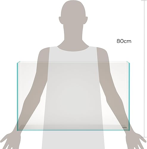 Miniatura 54 de LANDEN Tanque de acuario de hierro bajo sin borde de 25C de 3.7 galones, 9.84 x 9.84 x 9.84 pulgadas de alto, 0.197 in de grosor con alfombrilla