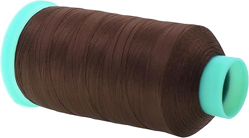 Miniatura 979 de Mandala Crafts Hilos de coser resistentes de nailon consolidado, hilo para tejer jeans de cuero, hilos de tapicería marina al aire libre, Beige