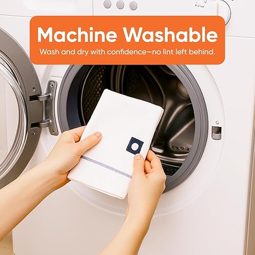 Miniatura 7 de Superio Toalla de microfibra para trapeador, paño blanco para trapeador estilo cubano, esponja israelí, cocina, limpieza de baño, azulejos, piedra,