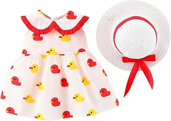 Amazon キッズ 女の子 ワンピース キッズ服150女の子 ワンピースドレス 帽子 セット 可愛い 袖なし翼 ドットプリント プリンセススカート 子ども お姫様 ワンピース 子供服 夏服 ビーチドレス Cousannory 七五三 入学式 卒業式 通園 発表会 レッド 10 ワンピース