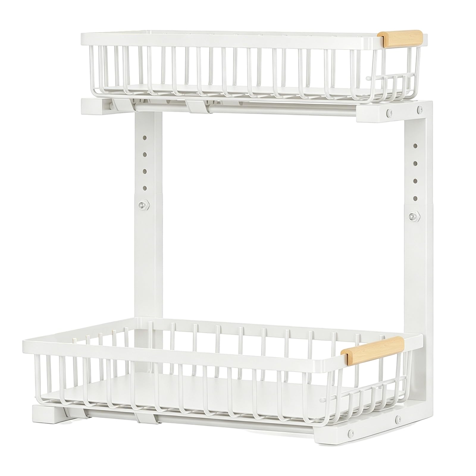 APGLSXY Componentized Below Sink Storage Rack Including Customizable Sections and Protective Carbon Steel Structure Kitchen Cabinet Planner