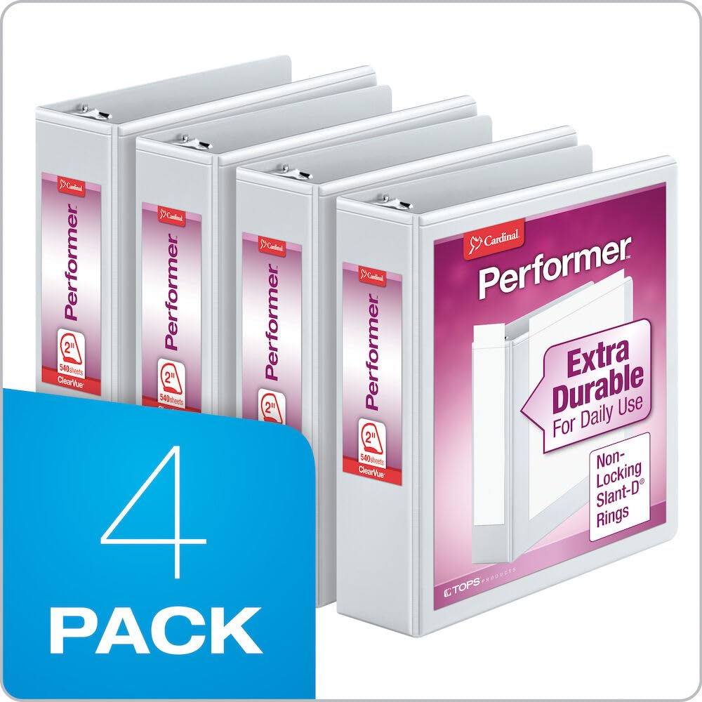 Amazon.com : Cardinal Performer 3-Ring Binders, 2
