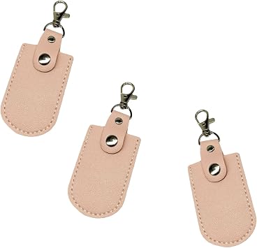 3Pcs Flash Drive Case USB Storage Case USB Flash Drive Leather Case USB Protective for Protecting Your USB Flash Drive and Easy Storage,Pink Appearance, Full of Girls Heart
