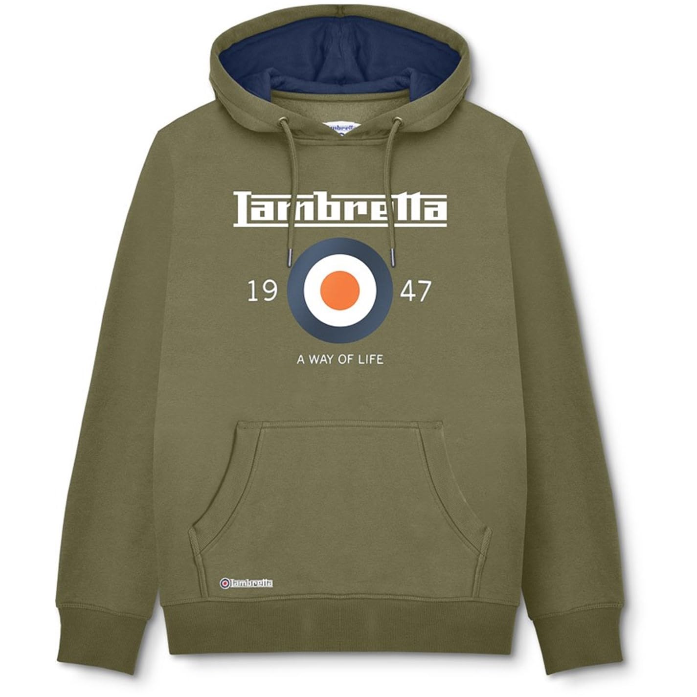 Lambretta Men's Green Target Hoodie 4XL