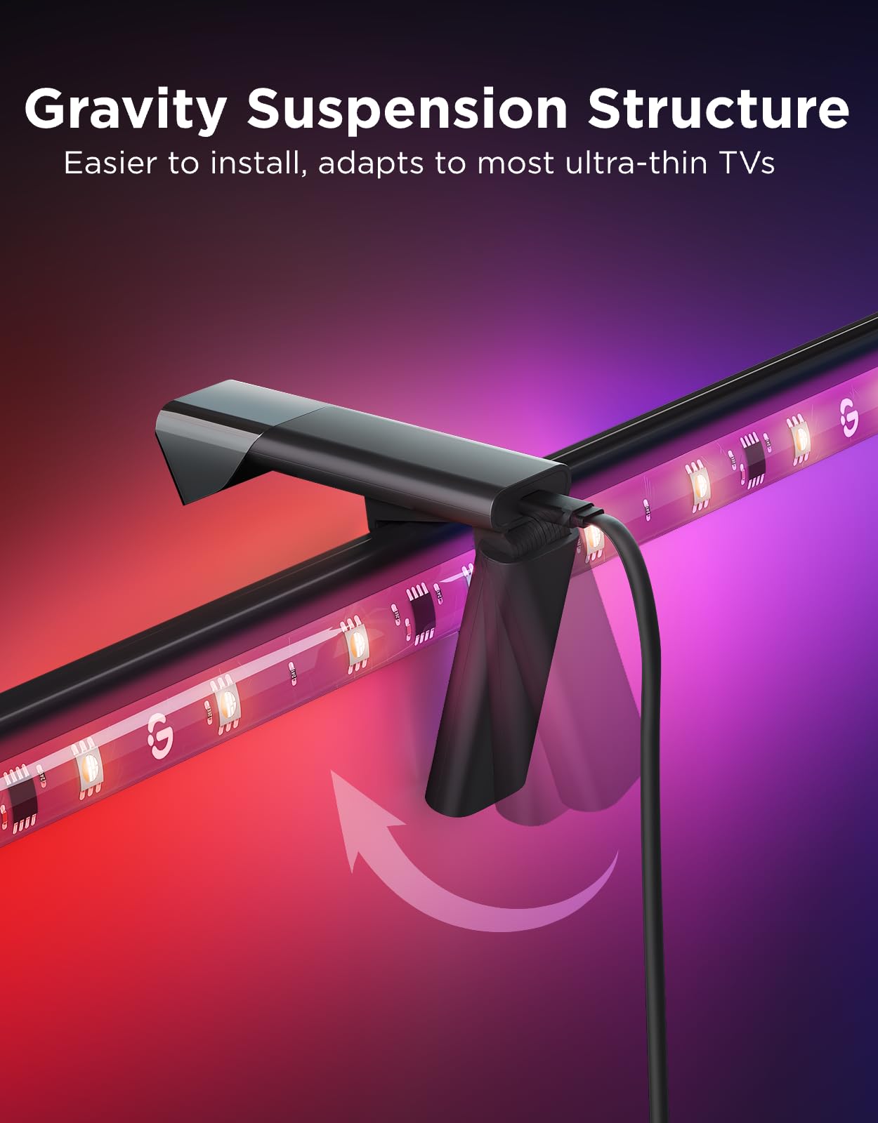 Govee TV Backlight 3 Lite with Fish-Eye Correction Function Sync to 32 Inch TVs - Image 4