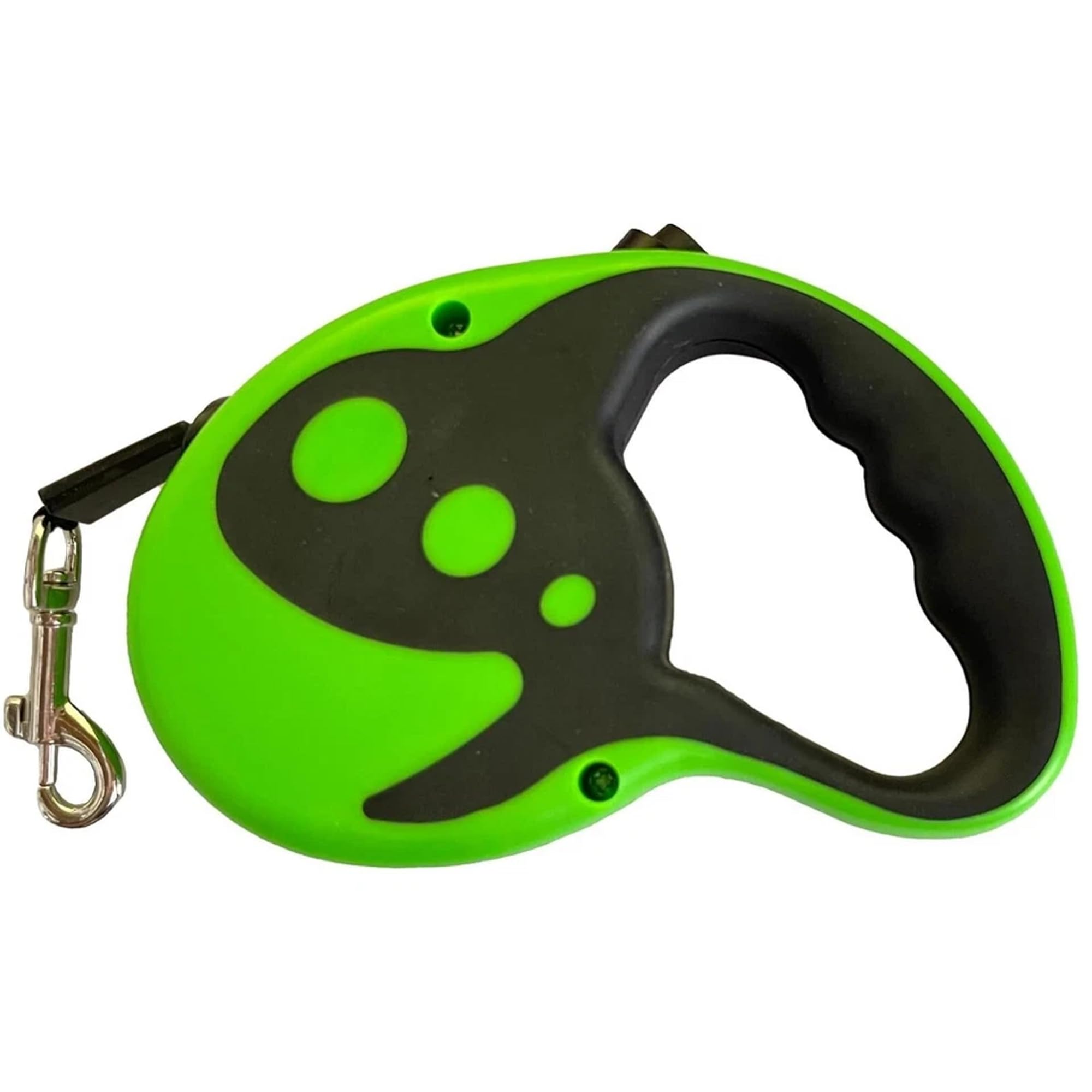 5M Green Retractable Dog Lead – Extendable Pet Leash with Soft Grip Handle, Tangle Free Strong Dog Walking Lead for Small Medium Dogs, Smooth Control Pet Leash for Outdoor Training & Daily Walks