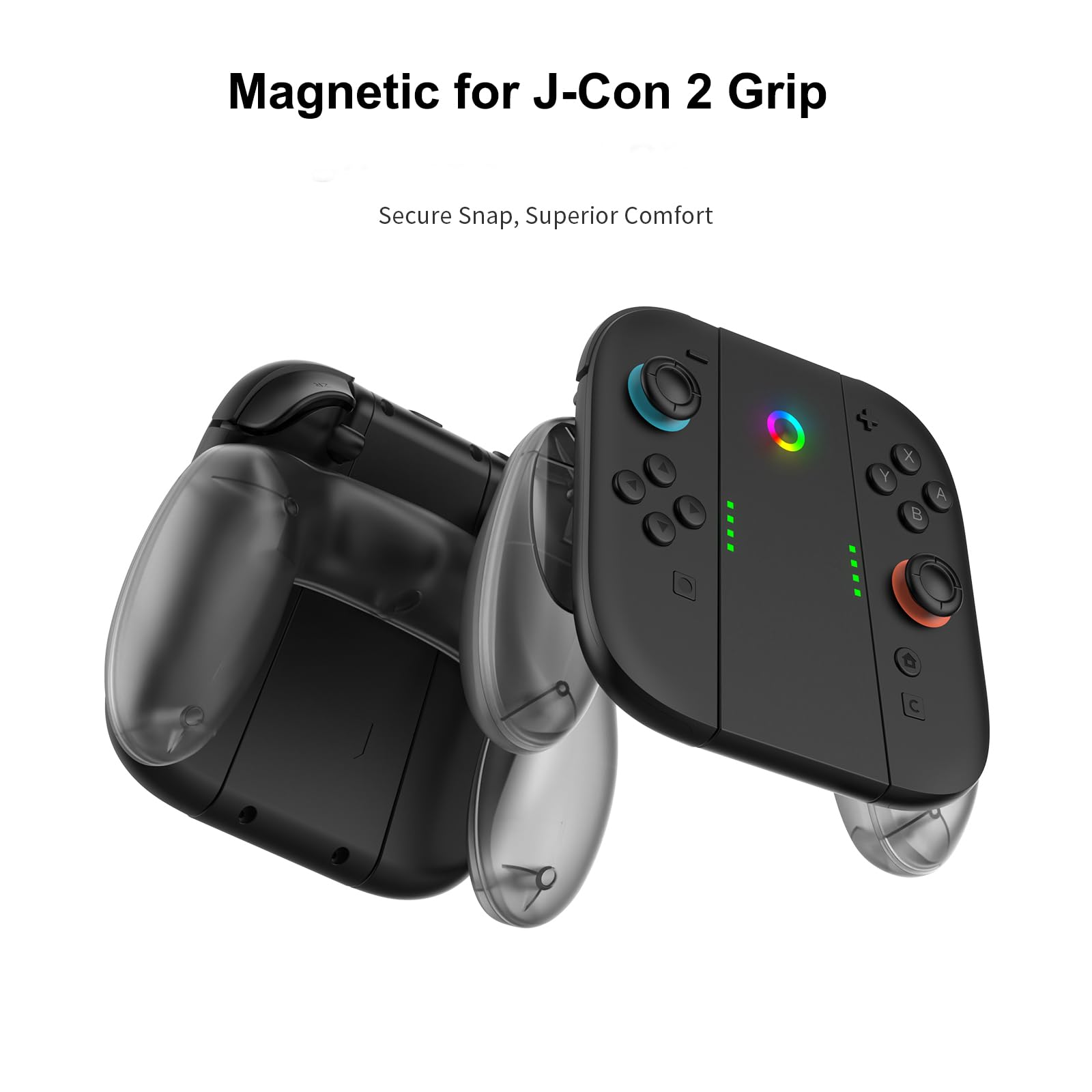 Amazon.co.jp: for Switch2 Joy-Con 充電グリップ 2-in-1 充電しながら