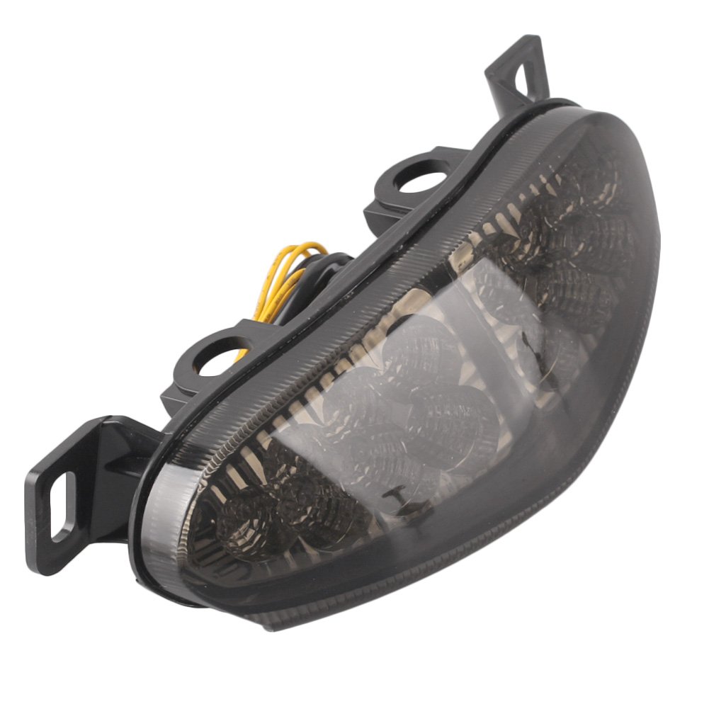 Luz trasera de señal de giro y freno de scooter, lámpara LED integrada para ER6N 2009 2010 2011