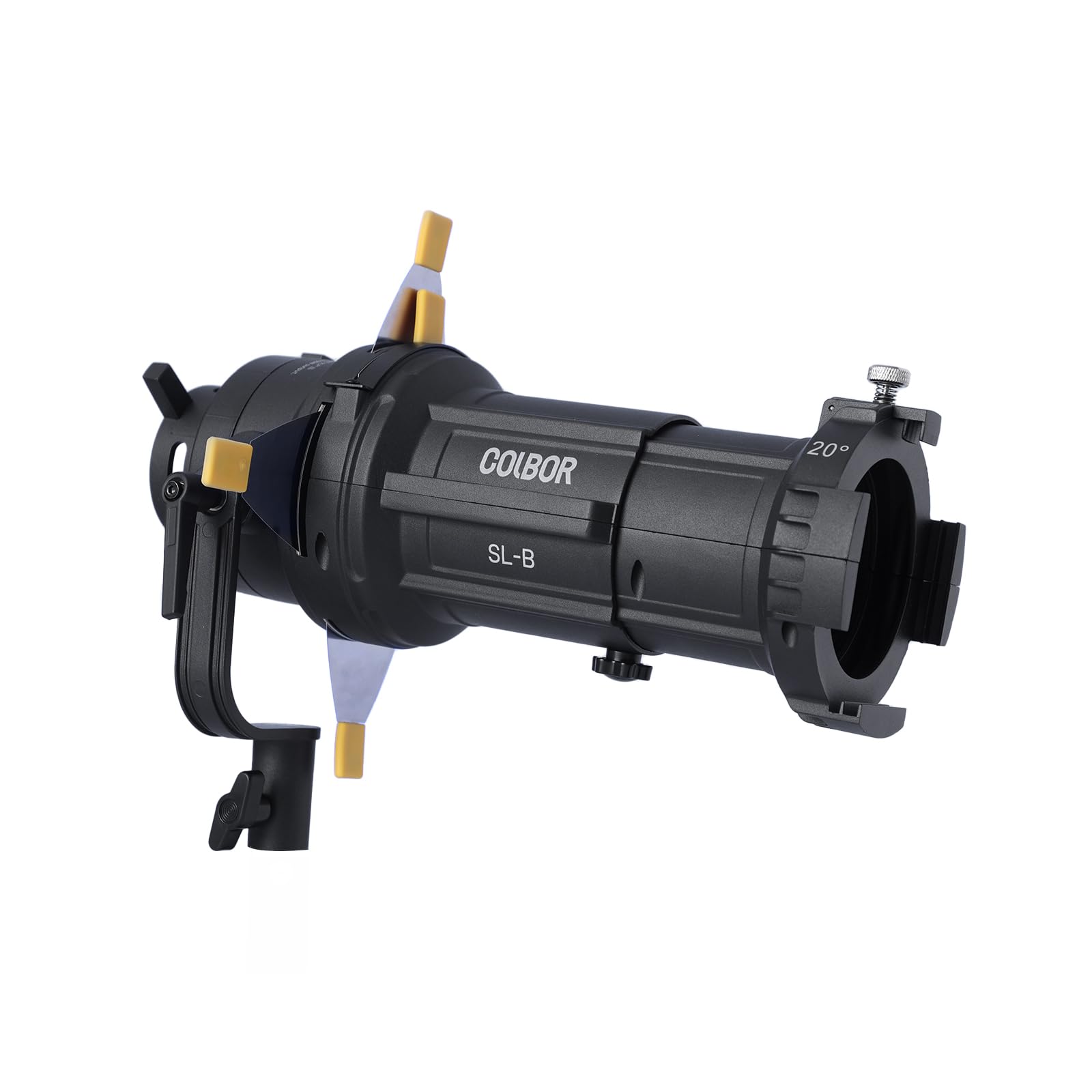 COLBOR - SL20-B Bowens-Mount-Strahler - Kompatibel mit der COLBOR CL60/CL100X-Serie - Gehäuse aus Aluminiumlegierung für Haltbarkeit und Langlebigkeit