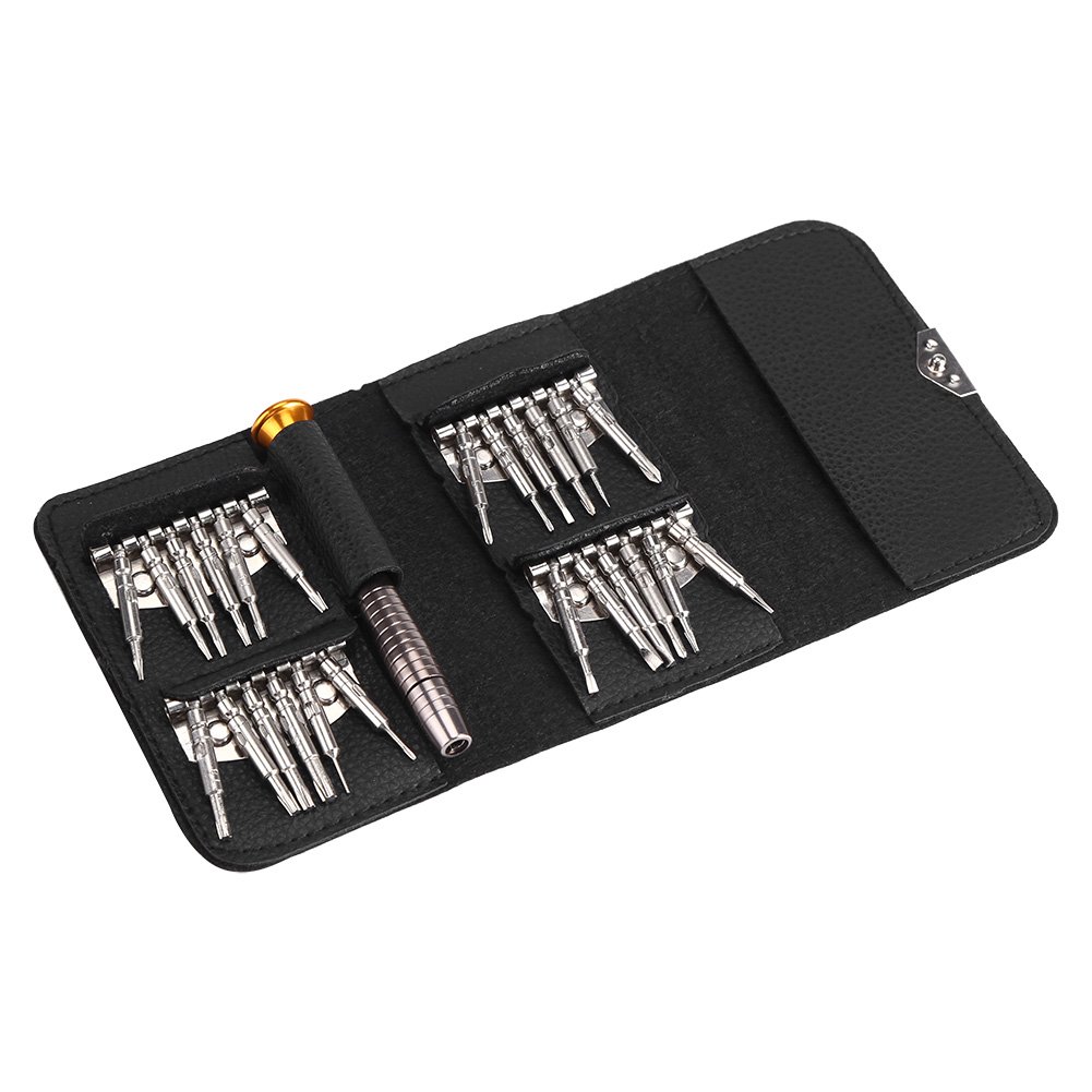 精密ドライバーセット 修理ツール 多機能ツールキット Amazon | ドライバーセット 革25in1 修理ツール 多機能ツールキット