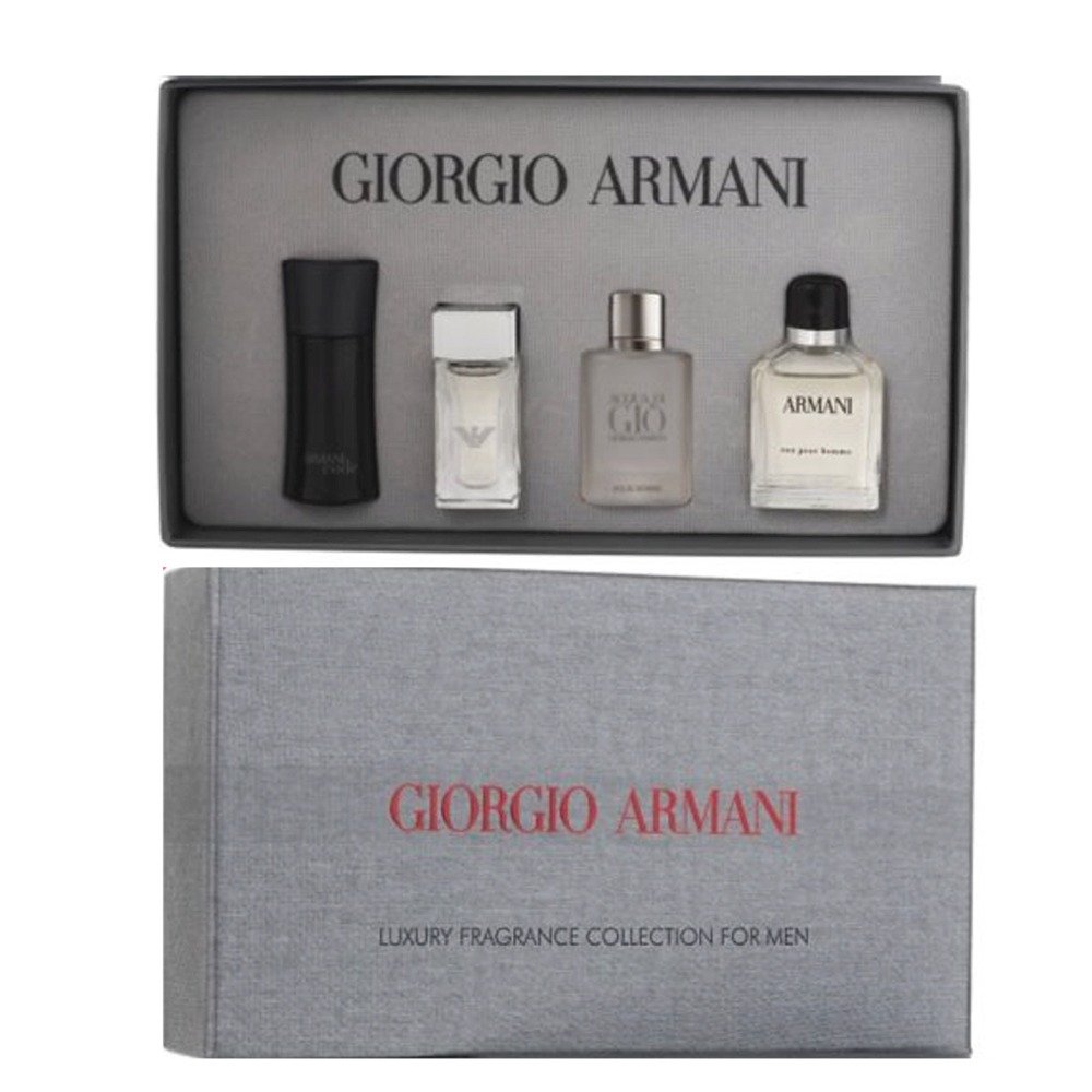 armani mens mini gift set