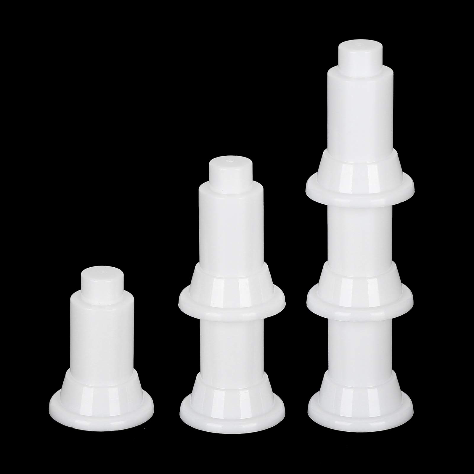 FILFEEL 100er-Pack weiße Stützfüße für Aquarium-Trennwände – Robuste PVC-Halterungen zur einfachen Fischpflege und individuellen Beckeneinrichtung