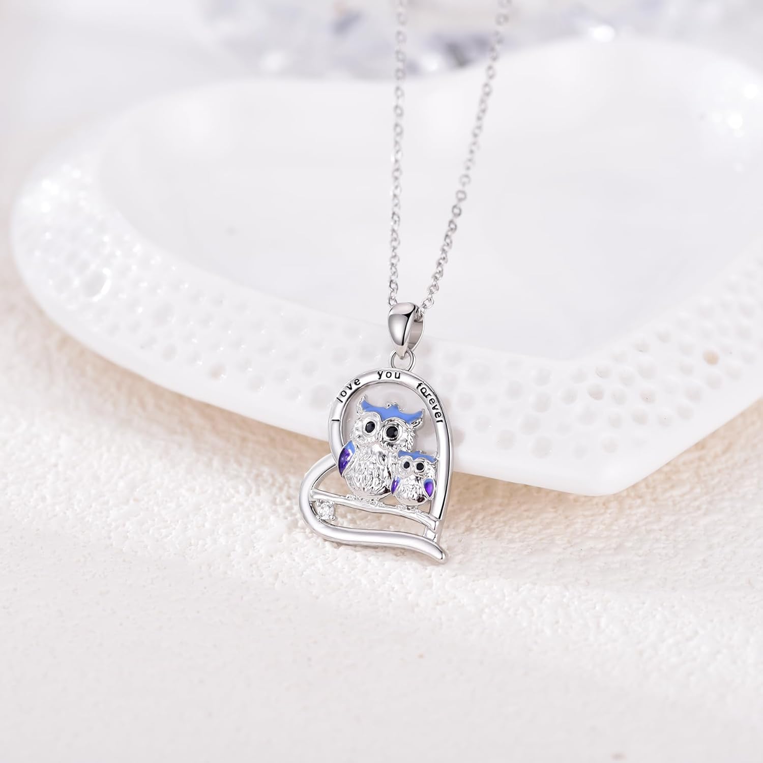 Owl Necklace for Women Owls Lover Bird Pendant Necklaces Mothers Day Christmas Gifts Jewelry for Women Grandmother Mom - Image 3