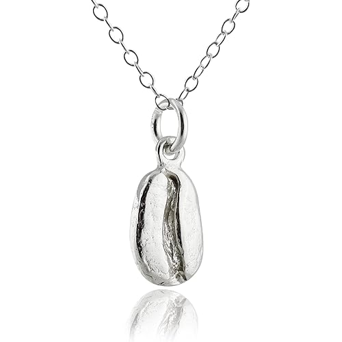 FashionJunkie4Life Sterling Silver Fun Dainty Food Pendant Necklaces for Women