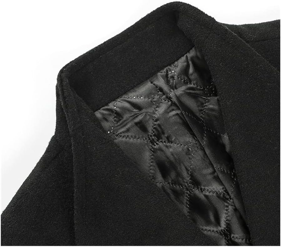 Men Wool Blend Coat, Winter Jacket Coats, Woolen Coat Overcoat Trenchcoat