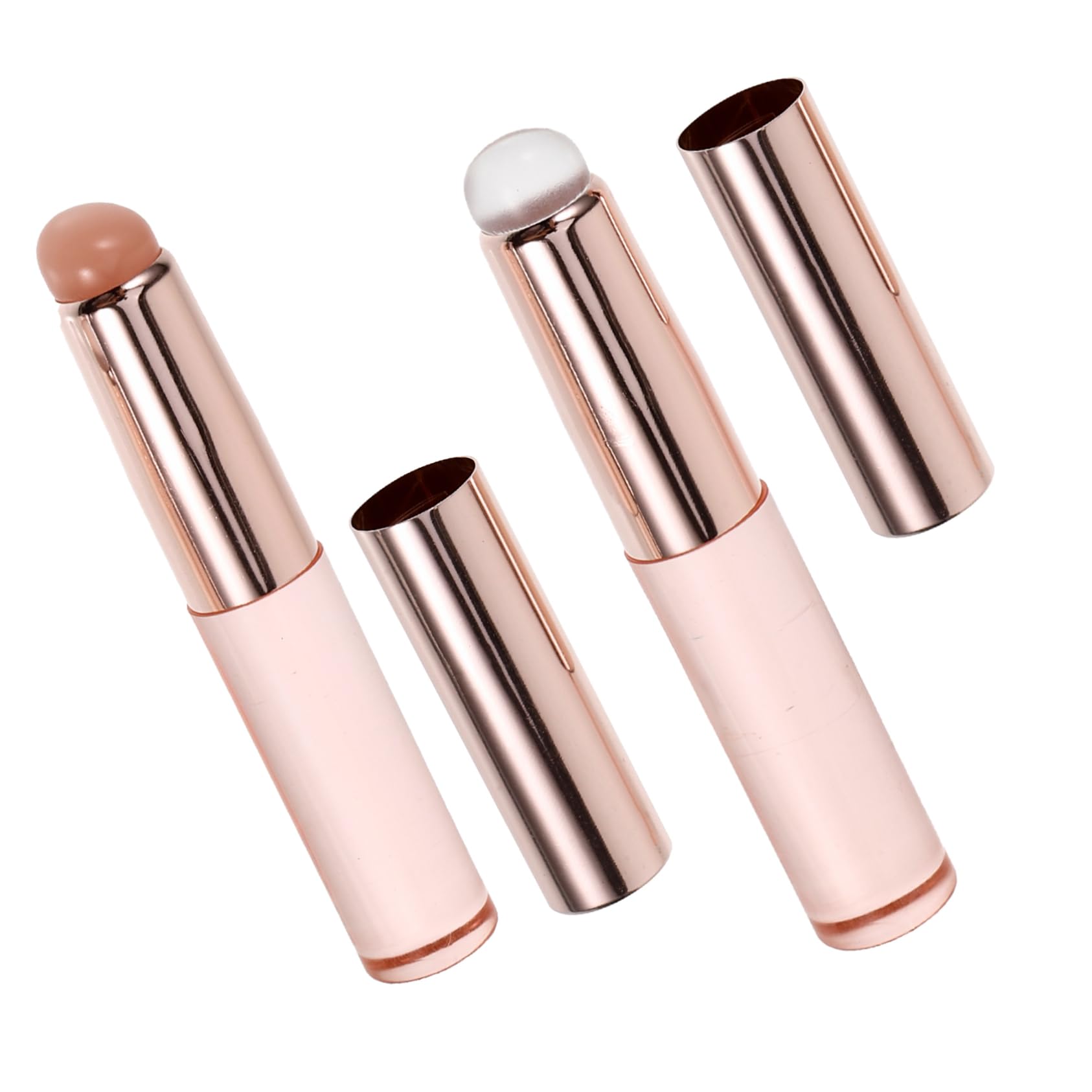 GALPADA 2Pcs Nail Art Brush Portable Applicator with Soft Tips for Seamless Application for DIY Nail Art